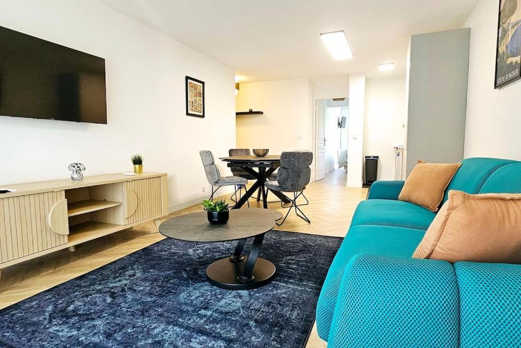 Appartement L'elegant 3p, 2ch, 2sdb, Clim, Wifi Gratuit, Parking Prive Cannes